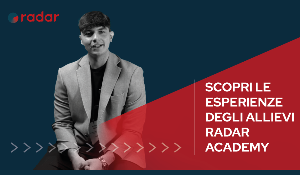 Dal Master Radar Academy al lavoro la storia di Gianluigi