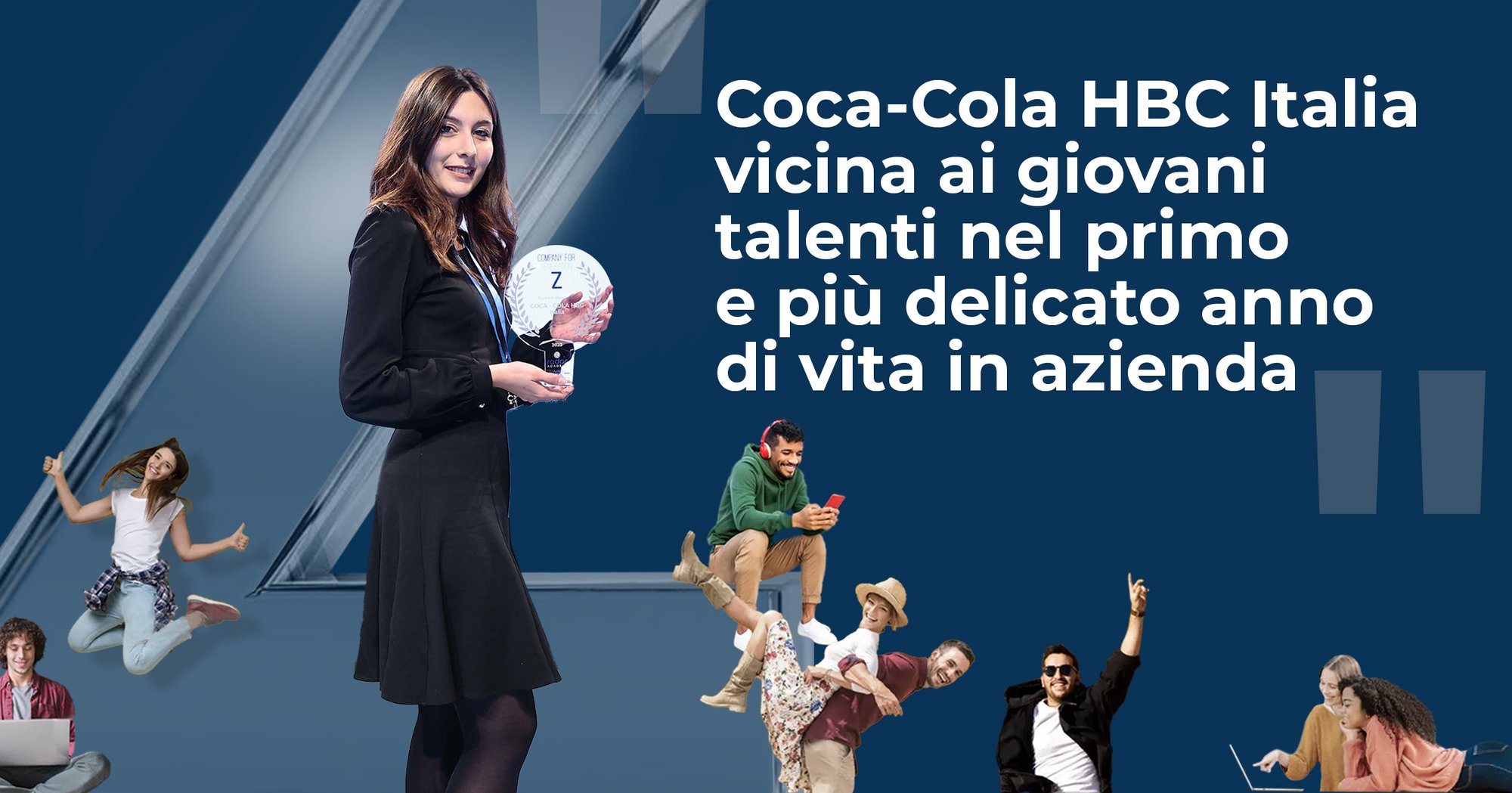 Coca-Cola HBC Italia vicina ai giovani talenti nel primo anno di vita in azienda
