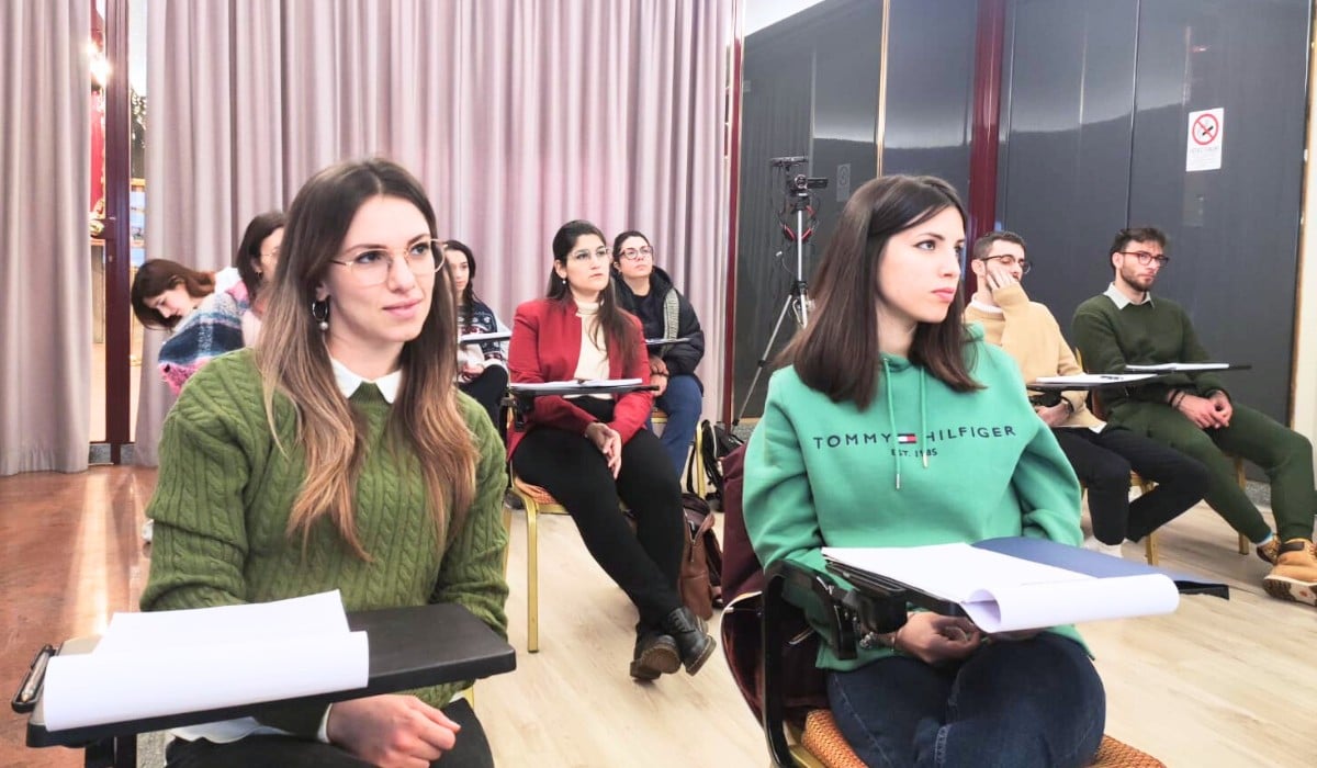 Allievi durante i corsi di formazione a Torino Radar Academy