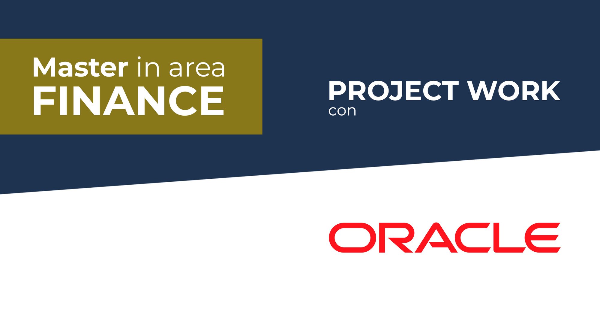 Oracle Italia assegna il Project Work agli Allievi del Master in Finance