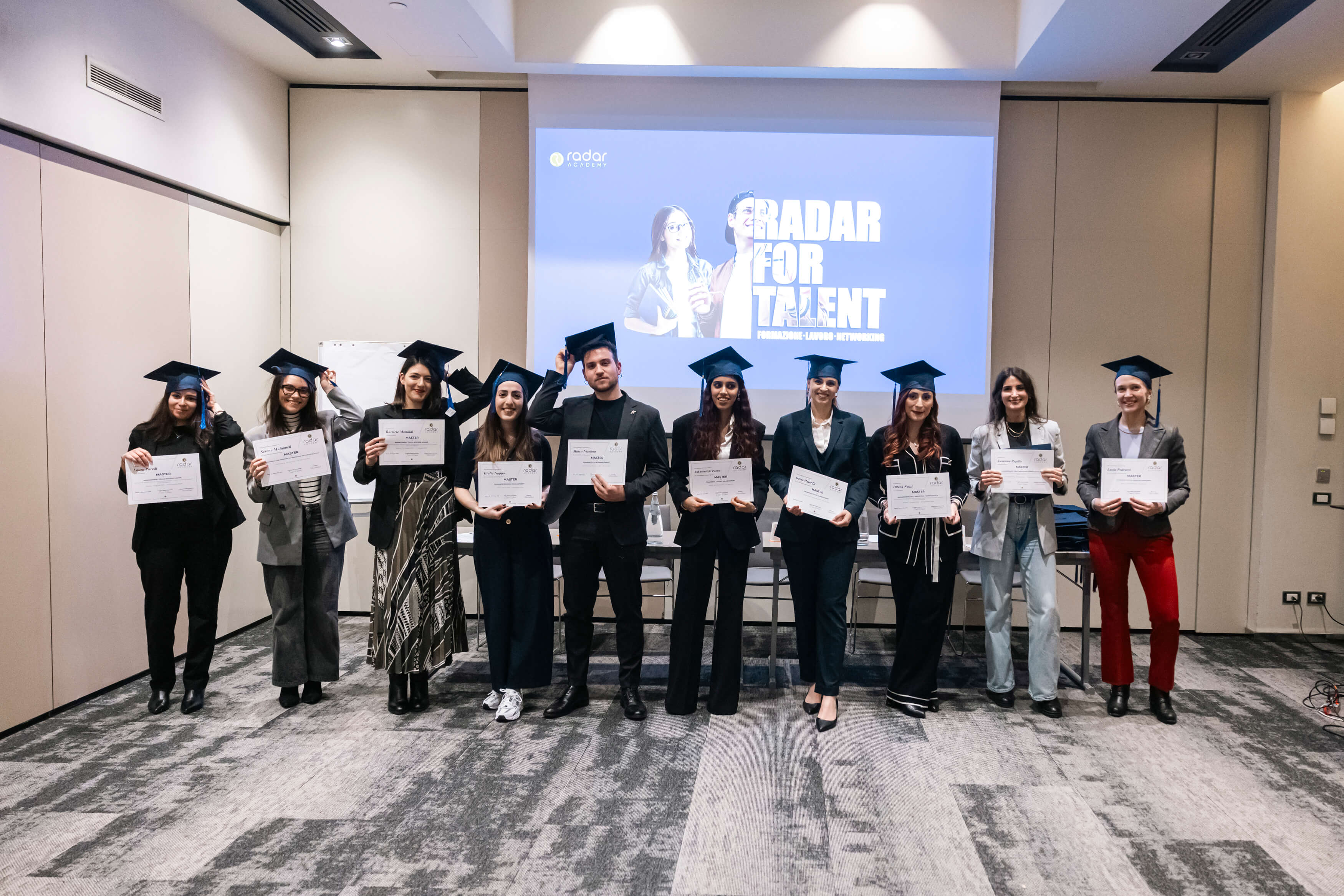 Gli Allievi durante il Radar for Talent di Milano 2025