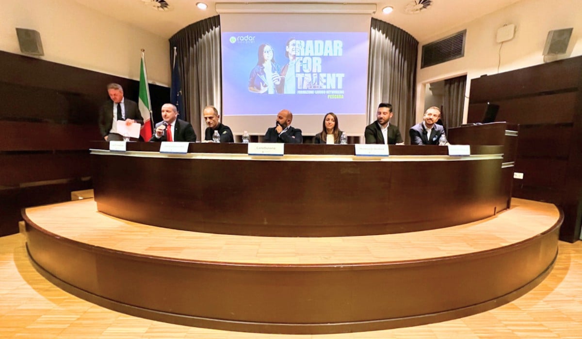 I relatori del Radar For Talent che si è svolto a Pescara nel 2023